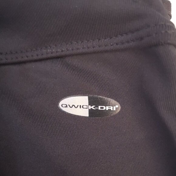 Denise Austin Qwick-Dri Ladies Black Size Large Elastic Waist Capri Length Pants - Picture 7 of 15